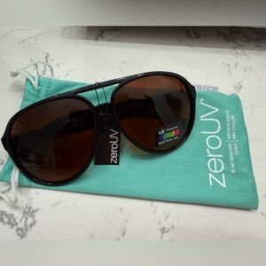 Black Aviator Sunglasses